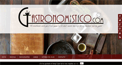 Desktop Screenshot of gastronomistico.com